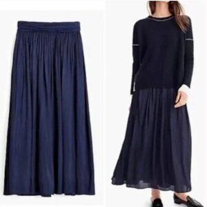 Jcrew Point Sur Maxi skirt Size 0 NWT